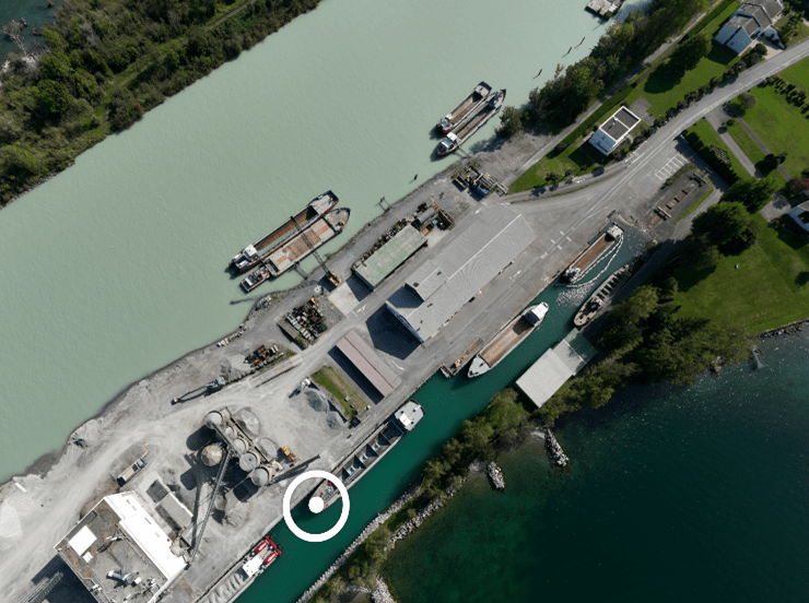 SAGRAVE: Technische Inspektion eines Lastkahns